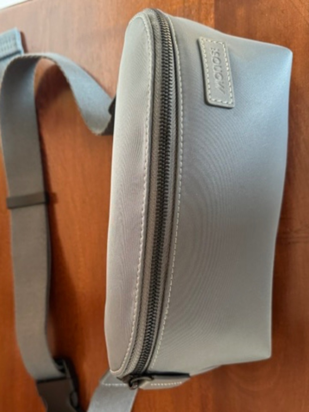 New Monos metro sling fanny pack/travel, gray, never used.